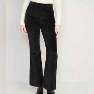 Old Navy Higher High Rise Flare Velour Pants size 2
